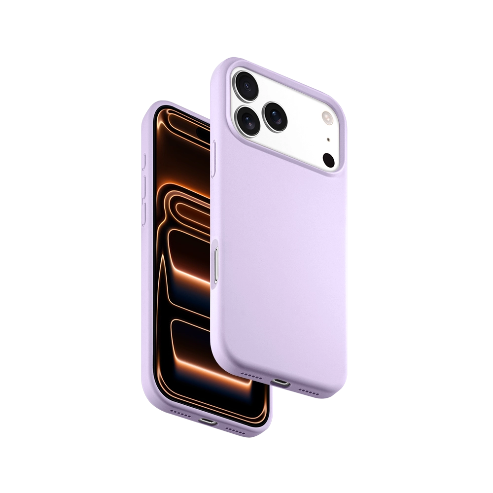 Lavender Magnetic Skin-Feel iPhone Case for iPhone 17 Pro Max with magnetic accessory support