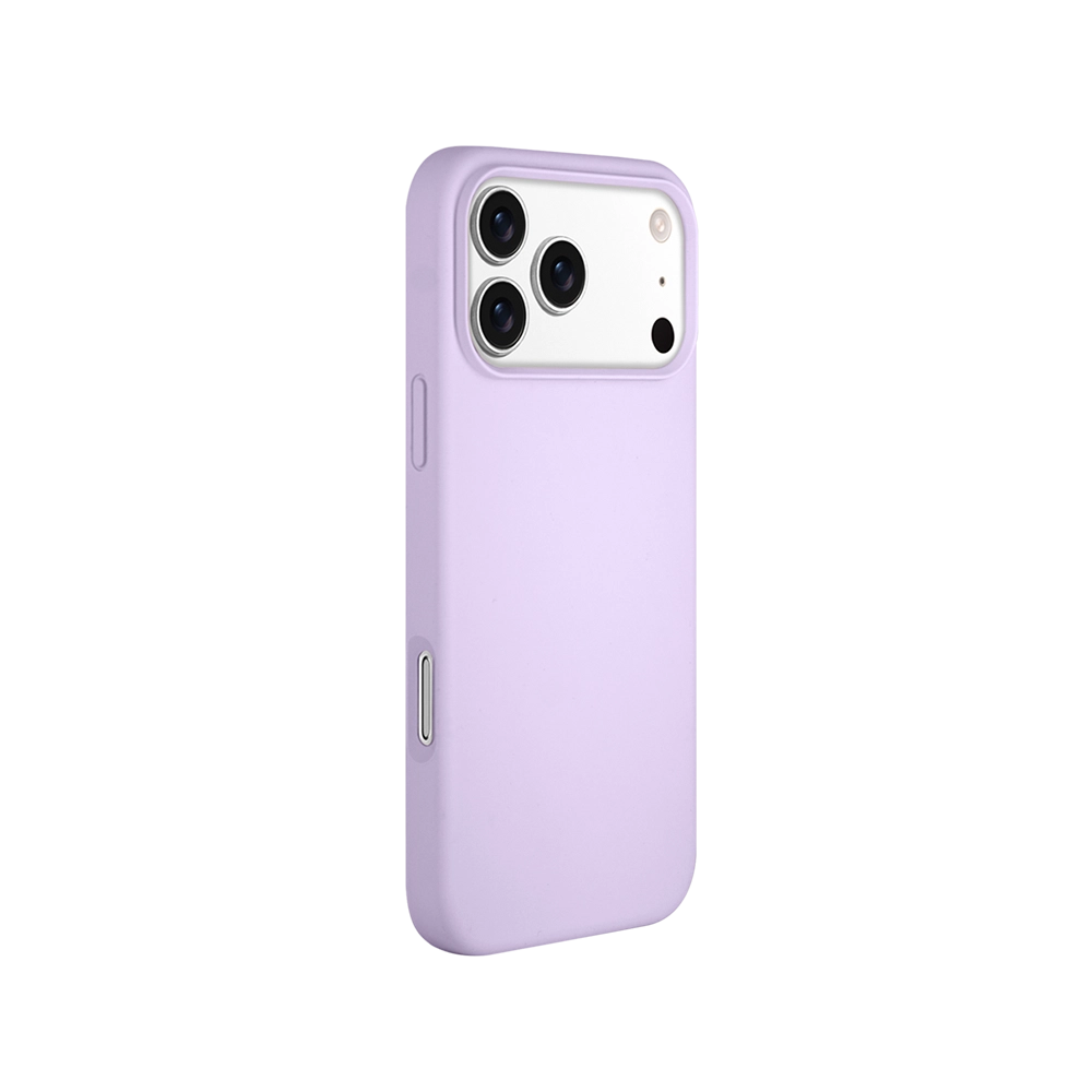 Lavender Magnetic Skin-Feel iPhone Case for iPhone 17 Pro Max with magnetic accessory support