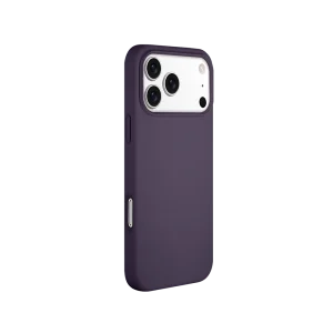 Purple Magnetic Skin-Feel iPhone Case for iPhone 17 Pro Max with magnetic accessory support