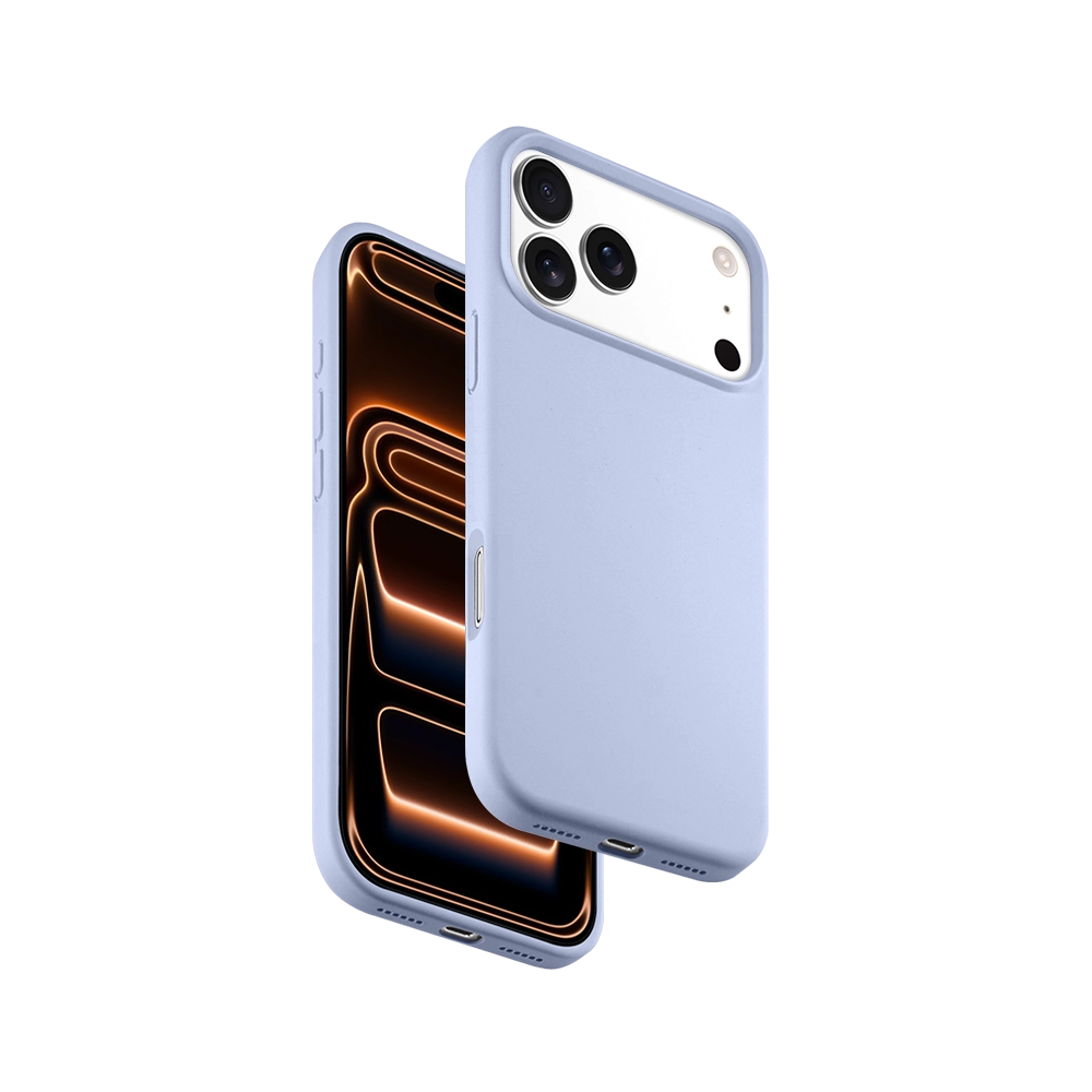 Sierra Blue Magnetic Skin-Feel iPhone Case for iPhone 17 Pro Max with magnetic accessory support