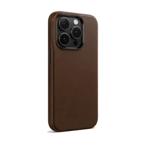 VELTAROX Classic Brown Leather iPhone Case product image 1