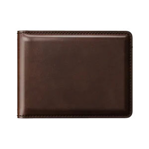 VELTAROX brown leather card wallet transparent product image